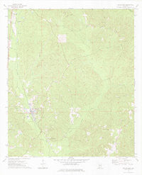 Fulton East Alabama Historical topographic map, 1:24000 scale, 7.5 X 7.5 Minute, Year 1973