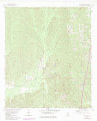 Fulton West Alabama Historical topographic map, 1:24000 scale, 7.5 X 7.5 Minute, Year 1978
