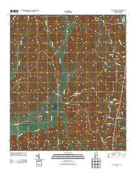 Fulton West Alabama Historical topographic map, 1:24000 scale, 7.5 X 7.5 Minute, Year 2011