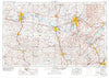 Gadsden Alabama Historical topographic map, 1:250000 scale, 1 X 2 Degree, Year 1956