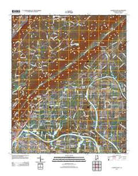 Gadsden East Alabama Historical topographic map, 1:24000 scale, 7.5 X 7.5 Minute, Year 2011