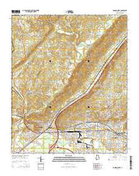 Gadsden West Alabama Current topographic map, 1:24000 scale, 7.5 X 7.5 Minute, Year 2014