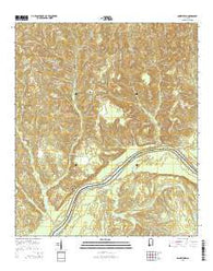 Gainestown Alabama Current topographic map, 1:24000 scale, 7.5 X 7.5 Minute, Year 2014