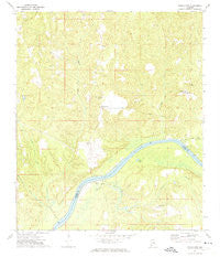 Gainestown Alabama Historical topographic map, 1:24000 scale, 7.5 X 7.5 Minute, Year 1972