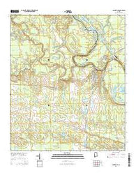 Gainesville Alabama Current topographic map, 1:24000 scale, 7.5 X 7.5 Minute, Year 2014
