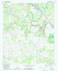 Gainesville Alabama Historical topographic map, 1:24000 scale, 7.5 X 7.5 Minute, Year 1970