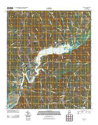Gantt Alabama Historical topographic map, 1:24000 scale, 7.5 X 7.5 Minute, Year 2011