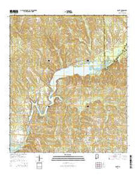 Gantt Alabama Current topographic map, 1:24000 scale, 7.5 X 7.5 Minute, Year 2014