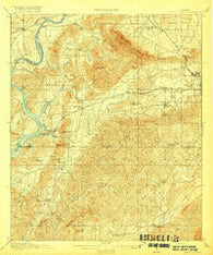 Gantts Quarry Alabama Historical topographic map, 1:62500 scale, 15 X 15 Minute, Year 1917