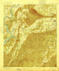 Gantts Quarry Alabama Historical topographic map, 1:62500 scale, 15 X 15 Minute, Year 1917