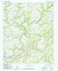 Garden City Alabama Historical topographic map, 1:24000 scale, 7.5 X 7.5 Minute, Year 1969