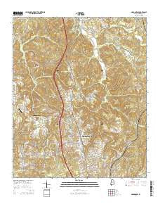 Gardendale Alabama Current topographic map, 1:24000 scale, 7.5 X 7.5 Minute, Year 2014
