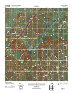 Garland Alabama Historical topographic map, 1:24000 scale, 7.5 X 7.5 Minute, Year 2011