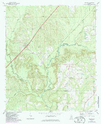 Garland Alabama Historical topographic map, 1:24000 scale, 7.5 X 7.5 Minute, Year 1971