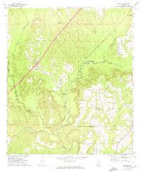 Garland Alabama Historical topographic map, 1:24000 scale, 7.5 X 7.5 Minute, Year 1971