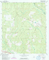 Gateswood Alabama Historical topographic map, 1:24000 scale, 7.5 X 7.5 Minute, Year 1978