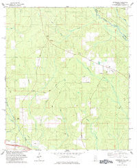 Gateswood Alabama Historical topographic map, 1:24000 scale, 7.5 X 7.5 Minute, Year 1978