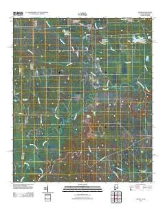 Geiger Alabama Historical topographic map, 1:24000 scale, 7.5 X 7.5 Minute, Year 2011