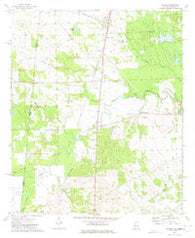 Geiger Alabama Historical topographic map, 1:24000 scale, 7.5 X 7.5 Minute, Year 1973