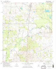 Geiger Alabama Historical topographic map, 1:24000 scale, 7.5 X 7.5 Minute, Year 1973