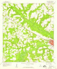 Geneva West Alabama Historical topographic map, 1:24000 scale, 7.5 X 7.5 Minute, Year 1957