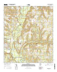 Geneva East Alabama Current topographic map, 1:24000 scale, 7.5 X 7.5 Minute, Year 2014