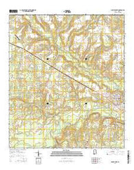 Geneva West Alabama Current topographic map, 1:24000 scale, 7.5 X 7.5 Minute, Year 2014