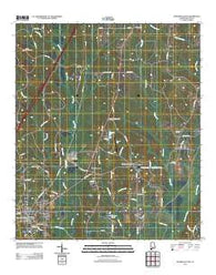 Georgiana East Alabama Historical topographic map, 1:24000 scale, 7.5 X 7.5 Minute, Year 2011