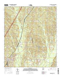 Georgiana East Alabama Current topographic map, 1:24000 scale, 7.5 X 7.5 Minute, Year 2014