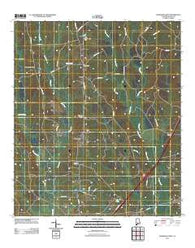 Georgiana West Alabama Historical topographic map, 1:24000 scale, 7.5 X 7.5 Minute, Year 2011