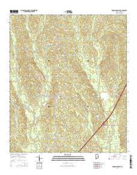 Georgiana West Alabama Current topographic map, 1:24000 scale, 7.5 X 7.5 Minute, Year 2014