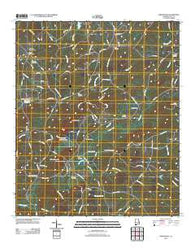 Gibsonville Alabama Historical topographic map, 1:24000 scale, 7.5 X 7.5 Minute, Year 2011