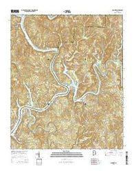 Gilmore Alabama Current topographic map, 1:24000 scale, 7.5 X 7.5 Minute, Year 2014