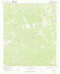 Gin Creek Alabama Historical topographic map, 1:24000 scale, 7.5 X 7.5 Minute, Year 1978