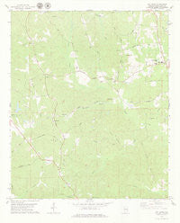 Gin Creek Alabama Historical topographic map, 1:24000 scale, 7.5 X 7.5 Minute, Year 1978