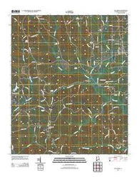 Gin Creek Alabama Historical topographic map, 1:24000 scale, 7.5 X 7.5 Minute, Year 2011