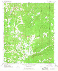 Glen Allen Alabama Historical topographic map, 1:24000 scale, 7.5 X 7.5 Minute, Year 1967
