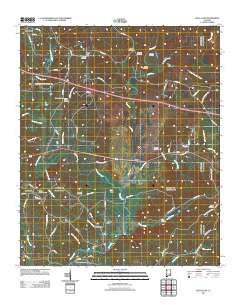 Glen Allen Alabama Historical topographic map, 1:24000 scale, 7.5 X 7.5 Minute, Year 2011
