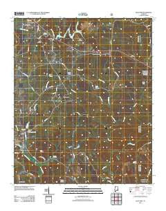 Gold Mine Alabama Historical topographic map, 1:24000 scale, 7.5 X 7.5 Minute, Year 2011