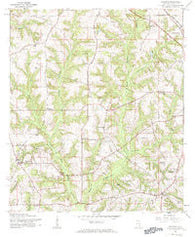 Goodman Alabama Historical topographic map, 1:24000 scale, 7.5 X 7.5 Minute, Year 1960