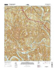 Goodsprings Alabama Current topographic map, 1:24000 scale, 7.5 X 7.5 Minute, Year 2014