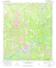 Goodsprings Alabama Historical topographic map, 1:24000 scale, 7.5 X 7.5 Minute, Year 1971