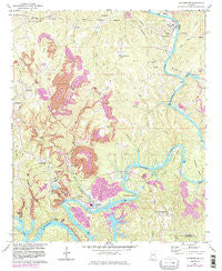 Goodsprings Alabama Historical topographic map, 1:24000 scale, 7.5 X 7.5 Minute, Year 1971