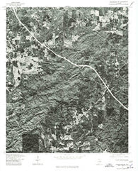 Goodwater SE Alabama Historical topographic map, 1:24000 scale, 7.5 X 7.5 Minute, Year 1975