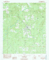 Goodwater Alabama Historical topographic map, 1:24000 scale, 7.5 X 7.5 Minute, Year 1987