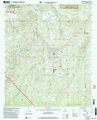 Goodwater Alabama Historical topographic map, 1:24000 scale, 7.5 X 7.5 Minute, Year 2001