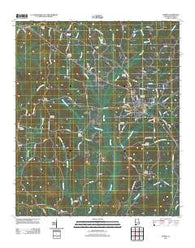 Gordo Alabama Historical topographic map, 1:24000 scale, 7.5 X 7.5 Minute, Year 2011