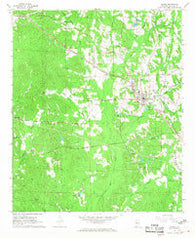 Gordo Alabama Historical topographic map, 1:24000 scale, 7.5 X 7.5 Minute, Year 1967