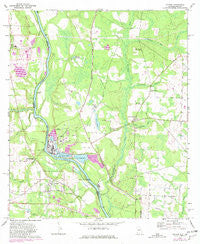Gordon Alabama Historical topographic map, 1:24000 scale, 7.5 X 7.5 Minute, Year 1970