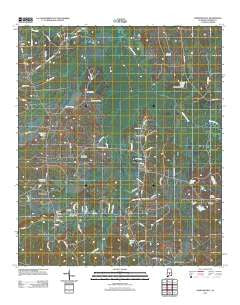 Gordonsville Alabama Historical topographic map, 1:24000 scale, 7.5 X 7.5 Minute, Year 2011